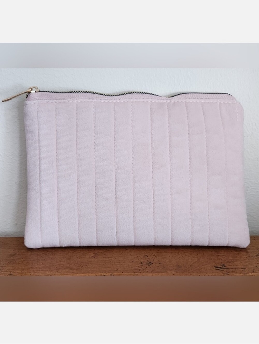 Luxury Bathing.Chic Blush Cosmetic Bag